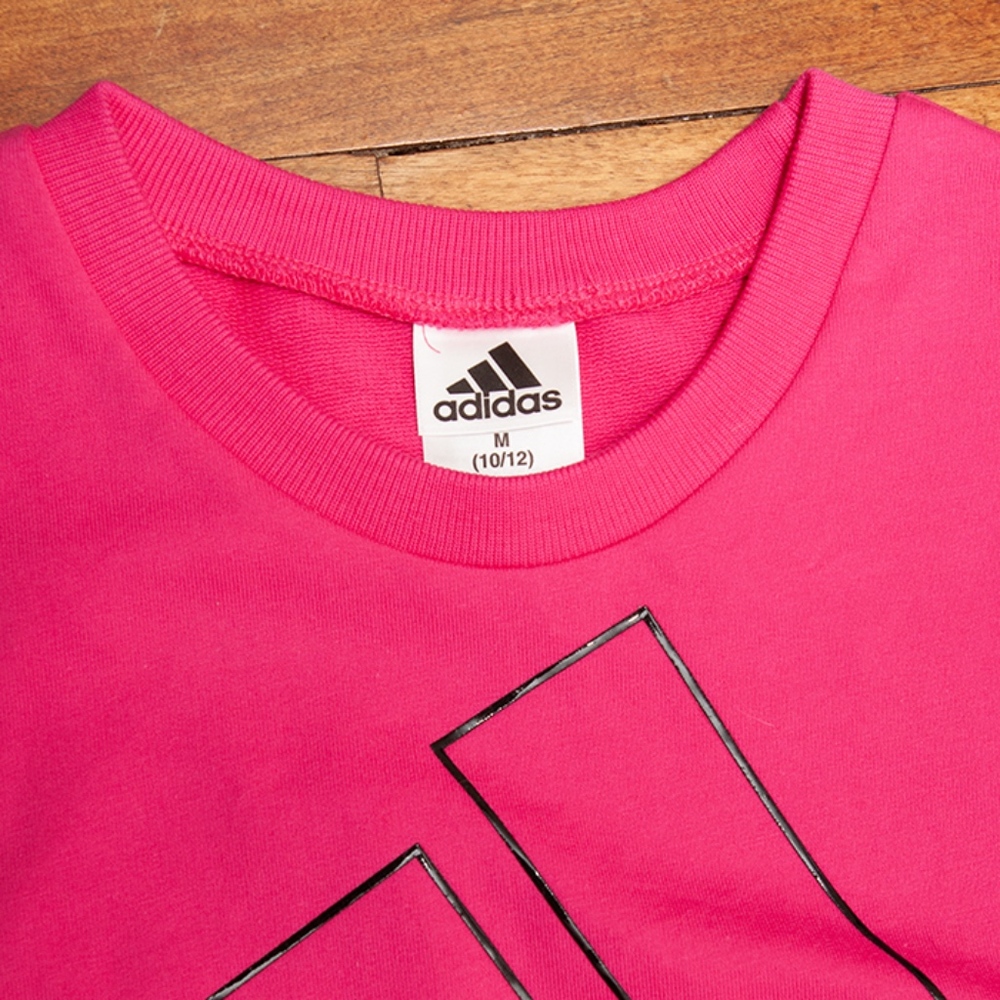 Adidas Short Sleeve Cropped Sweatshirt - Picture 4 of 6